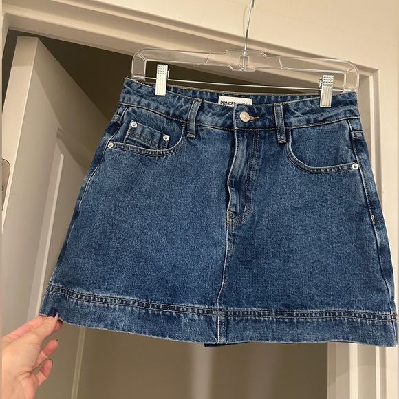 Princess Polly Dresses & Skirts - Princess Polly Gazelle Denim Mini Skort